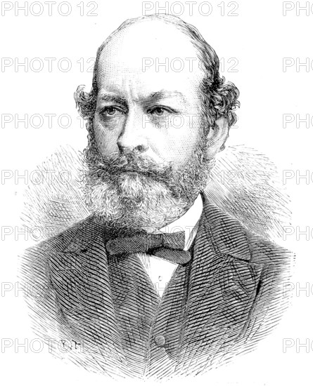 The late Mr. Wm. Blades, printer and antiquary, 1890. Creator: Unknown.