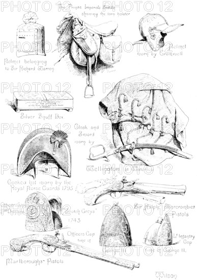 The Royal Military Exhibition at the Royal Military Hospital, Chelsea, 1890. Creator: Carl Hentschel.