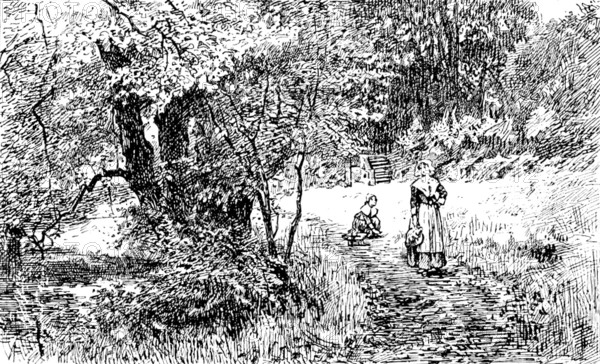 Sketches from the Picture Exhibitions: "In Peaceful Days", Yeend King - Royal Academy, 1890. Creator: Unknown.