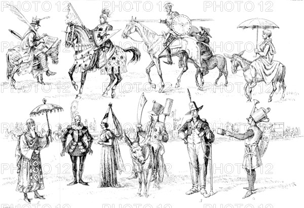 The Artists’ Procession to the Grottoes of Cervara, near Rome, 1890. Creator: Carl Hentschel.