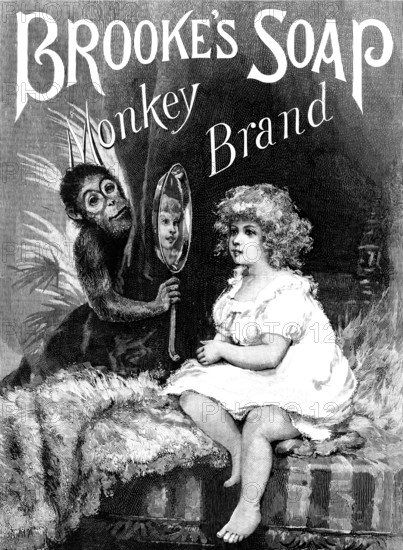 Advertisement for Brooke’s Soap, 1890. Creator: Unknown.