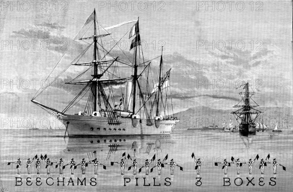 Advertisement for Beecham’s Pills, 1890. Creator: Unknown.