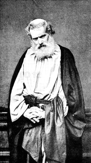 The Passion Play at Ober-Ammergau in Bavaria: Petrus (Jacob Hett), 1890. Creator: Unknown.