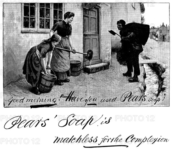 Advertisement for Pears’ Soap, 1890. Creator: Unknown.