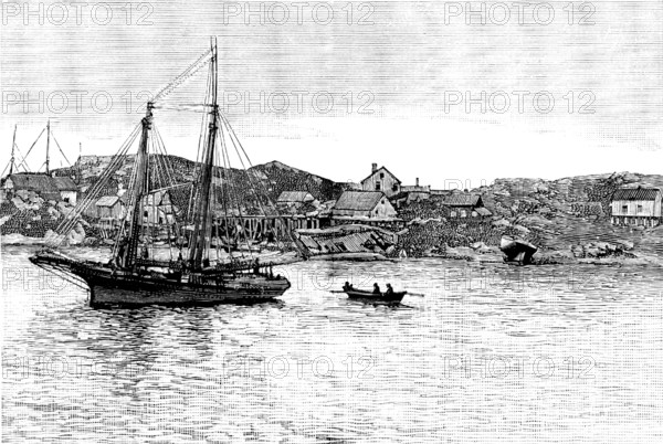 The Newfoundland Fishery Dispute: Burgeo, between the French Settlement and Cape Ray, 1890. Creator: Unknown.