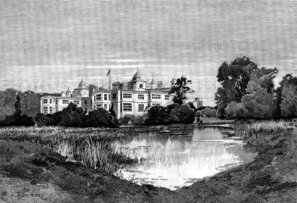 English Homes - No. XXIV. Audley End: view from the grounds, 1890. Creator: Unknown.