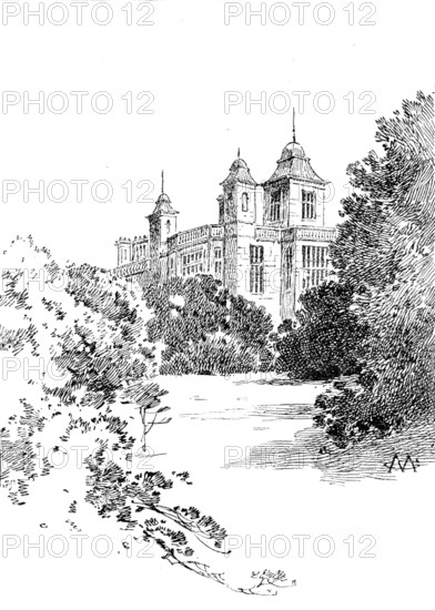 English Homes - No. XXIV. Audley End: a peep at the house, 1890. Creator: Unknown.