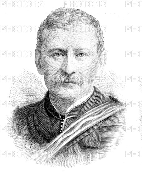 The late General Frederick Brine, R.E., 1890. Creator: R. Taylor.