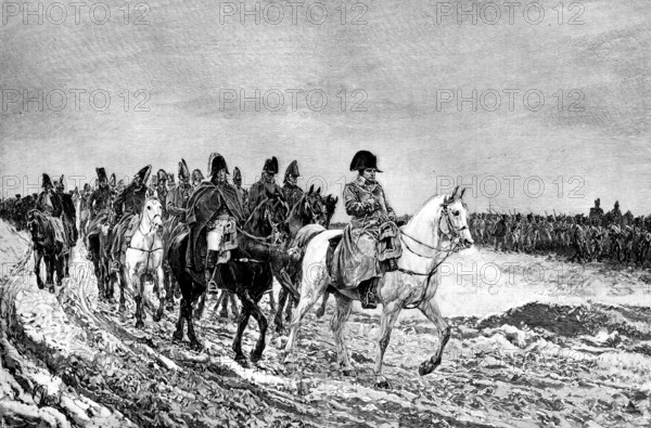 Campagne de France, or "1814", picture by Meissonier, recently sold for £34,000, 1890. Creator: Unknown.