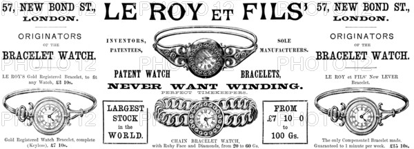Advertisement for Le Roy et Fils, 1890. Creator: Unknown.