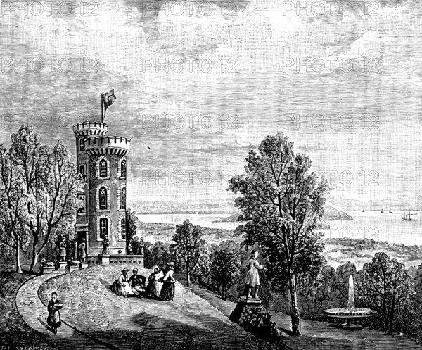 Tower, near Cork, commemorating Father Mathew’s reception in England, 1890. Creator: Unknown.