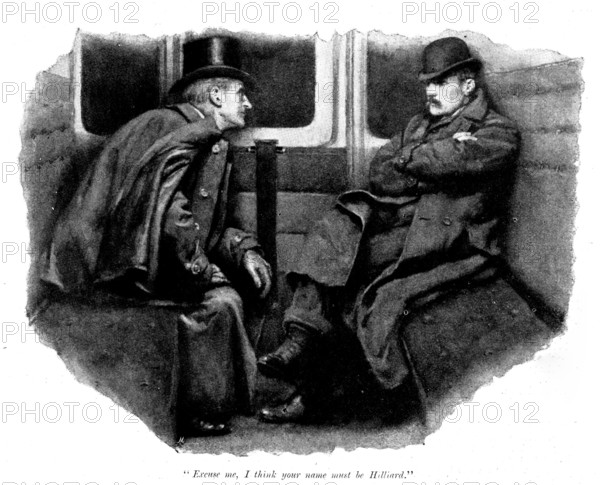 Eve's Ransom: "Excuse me, I think your name must be Hilliard", 1895. Creator: George Meisenbach.