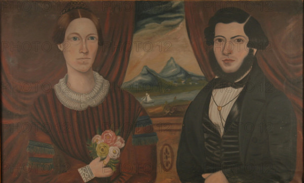 Mr. and Mrs. Gilbert Ide, c1845. Creator: Unknown.