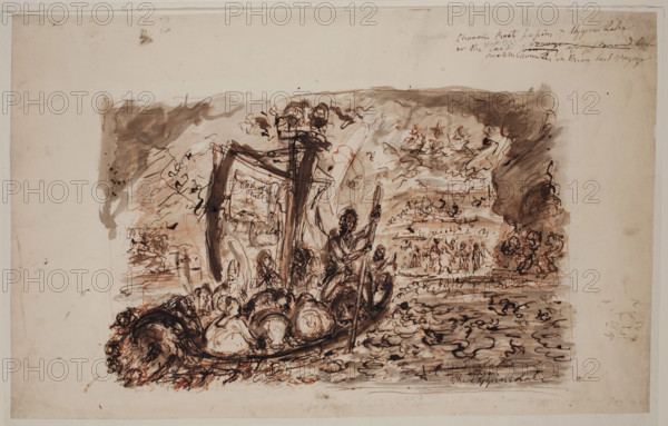 Charon's Boat, between 1780 and 1815. Creator: James Gillray.