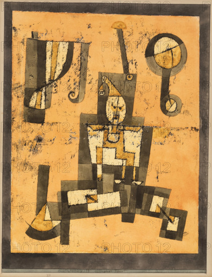Captive Pierrot, 1923. Creator: Paul Klee.