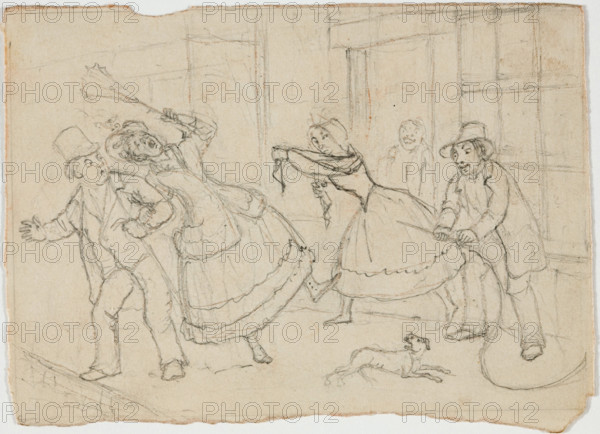 Prankster, c1820-1865. Creator: David Claypoole Johnston.