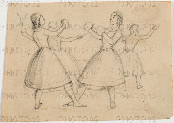 Women's Scientific Rights, c1820-1865. Creator: David Claypoole Johnston.