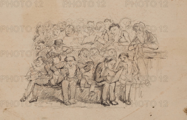 Study Group, c1820-1865. Creator: David Claypoole Johnston.