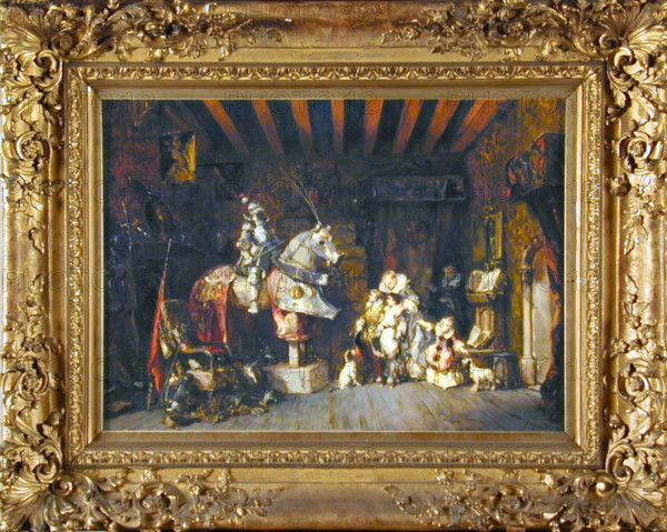 Grandfather's Armor, 1876. Creator: Eugene Isabey.