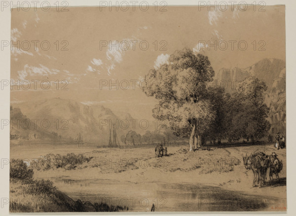 Landscape, 19th century. Creator: Eugene Edouard Soules.
