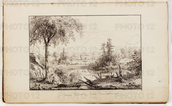 Near Conway, New Hampshire, 1827. Creator: Thomas Cole.
