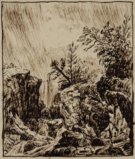 Landscape, c1827. Creator: Thomas Cole.