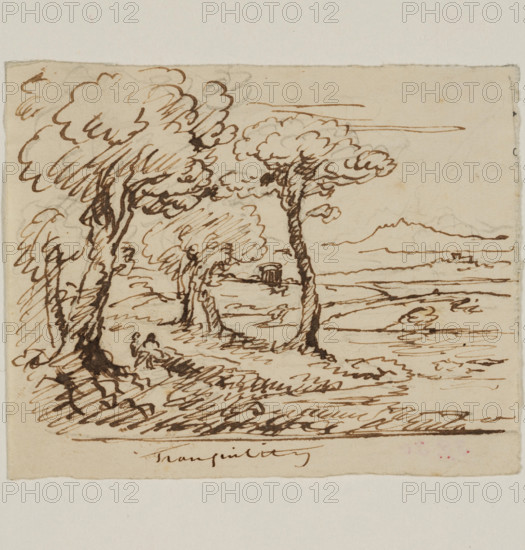 Tranquility, c1839. Creator: Thomas Cole.