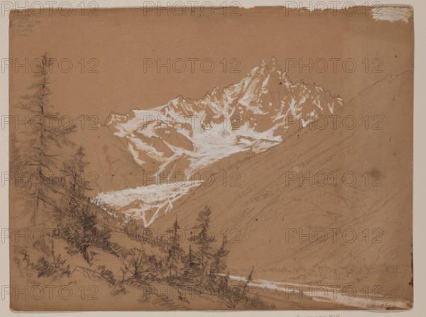 Chamonix, July 11th, 1857, 1857. Creator: John William Casilear.