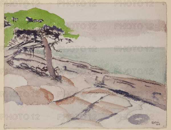 Andrew's Island, Stonington, Maine, 1924. Creator: John Marin.