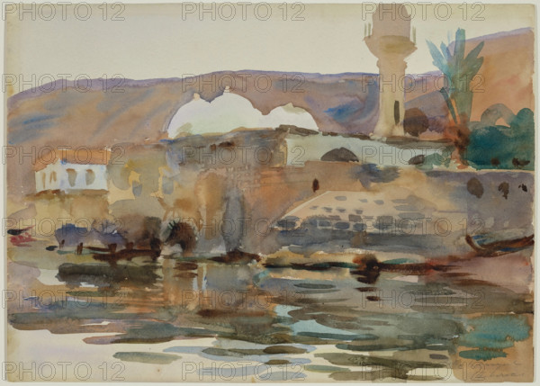 Tiberias, between late 1905 and early 1906. Creator: John Singer Sargent.