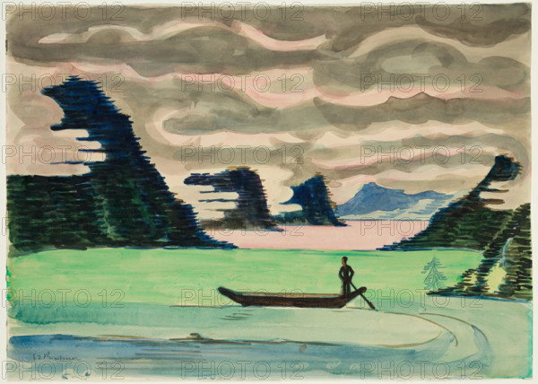 Mountain Lake, c1930. Creator: Ernst Kirchner.