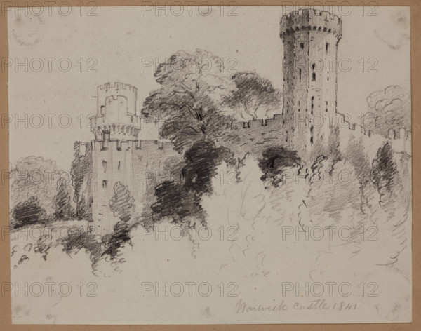 Warwick Castle, 1841. Creator: John William Casilear.