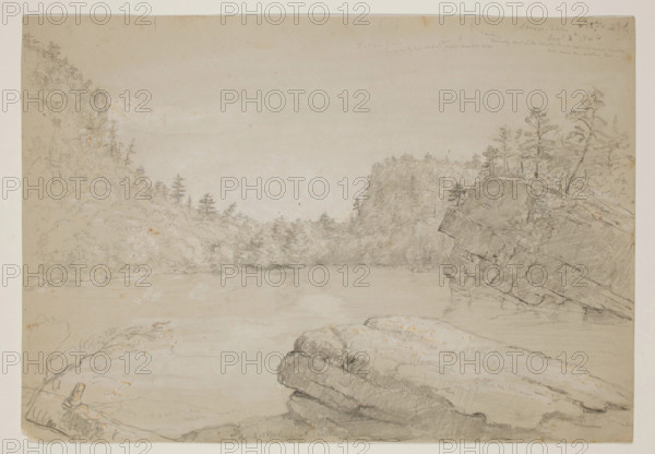 Shongo Lake, 1846. Creator: Thomas Cole.