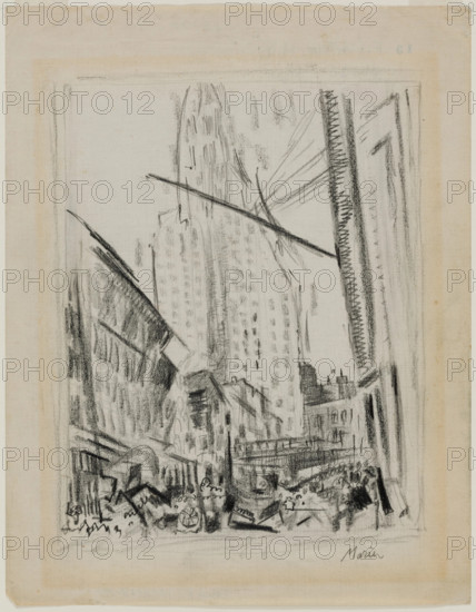 Fifth Avenue, New York, c1920. Creator: John Marin.