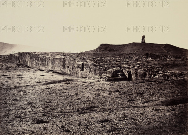 Steps of St. Paul, Mars Hill, Athens, c1860. Creator: Petros Moraites.