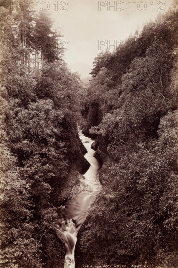 The Black Rock, Novar, 1860-1880. Creator: James Valentine.
