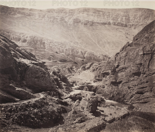 The Glen of Barada, 1862. Creator: Francis Bedford.