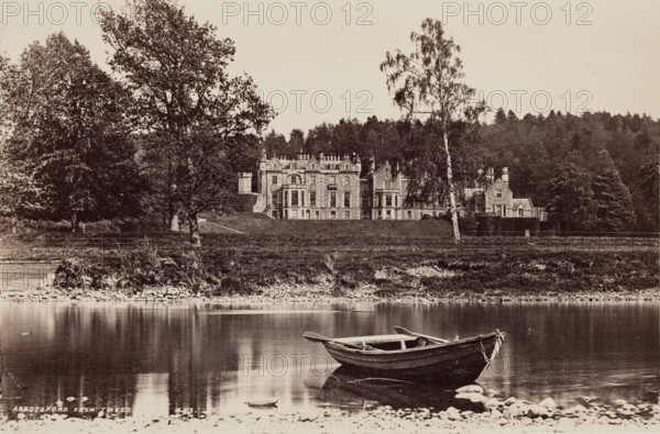 Abbotsford from the Tweed, between 1870 and 1880. Creator: James Valentine.