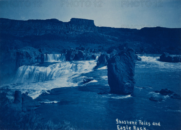 Shoshone Falls and Eagle Rock, c1900. Creator: Unknown.
