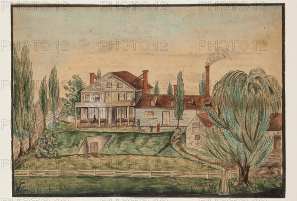 Whitby Hall, c1840s. Creator: Martha Gray Thomas.