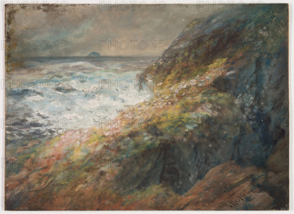 From the Cliffs of Ailse, Ayrshire, between 1860 and 1909. Creator: Robert Hopkin.
