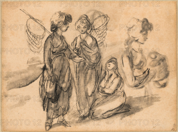 Shrimpers, c.between 1785 and 1789. Creator: Thomas Gainsborough.