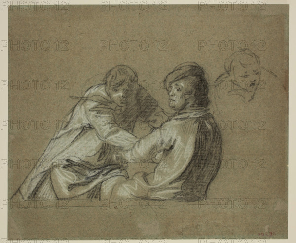 Two Oarsmen, between 1777 and 1778. Creator: John Singleton Copley.