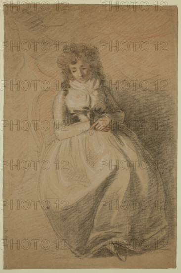 A Lady Seated in a Chair, between 1790 and 1792. Creator: John Hoppner.