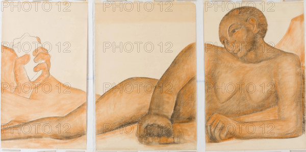 Figure Representing the Black Race (First Version), 1932. Creator: Diego Rivera.