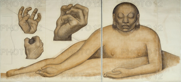 Figure Representing the Yellow Race, 1932. Creator: Diego Rivera.