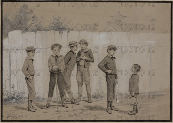 Sending for the Candles, late 19th century. Creator: Harry Beard.