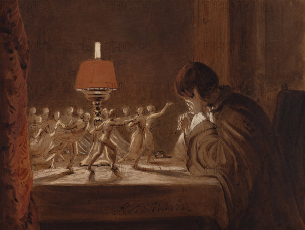 The Poet's Dream, c1830. Creator: Robert Walter Weir.