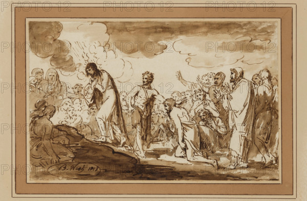 The Baptism of Christ, 1813. Creator: Benjamin West.