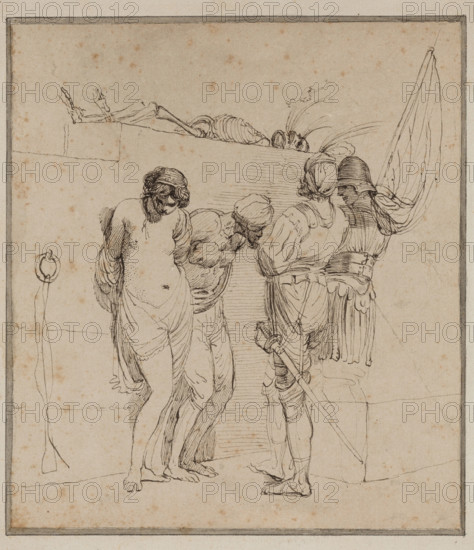 Banditti with Prisoners and Skeleton, c1772. Creator: John Hamilton Mortimer.